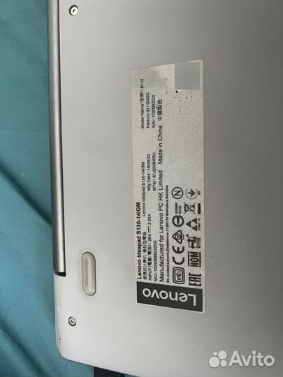 Ноутбук lenovo ideapad
