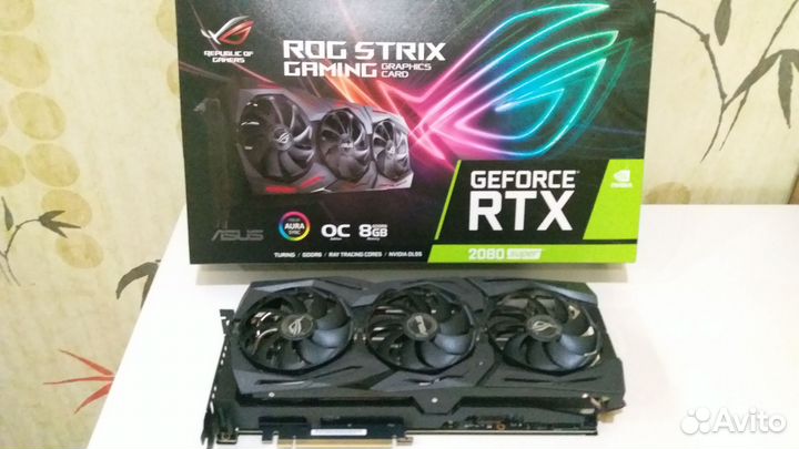 Видеокарта Asus rog strix rtx 2080 super
