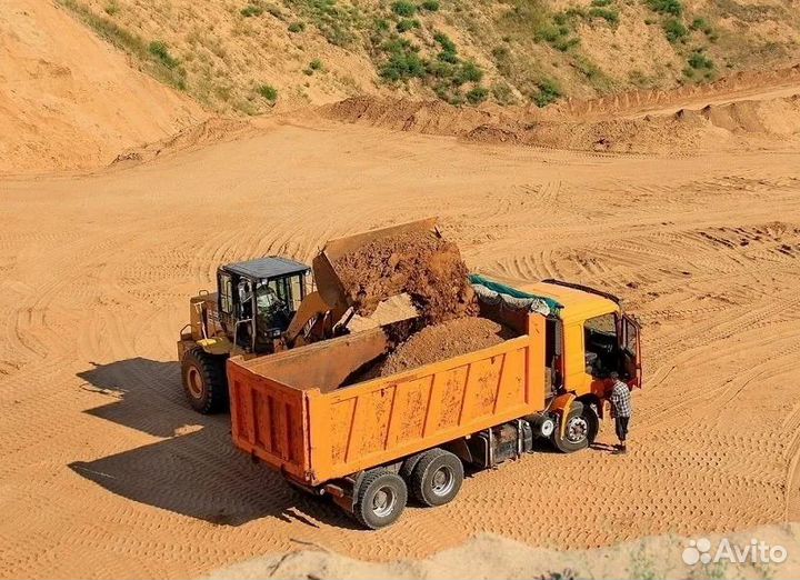 Доставка песка,щебня, отсева,грунта,чернозема