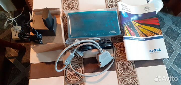 Новый модем Zyxel Omni 56K -факс,автоответчик,аон