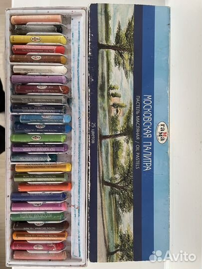 Пастель художественная 2 вида