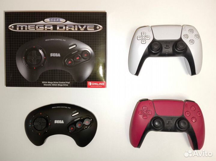 Dualsense (датчики Хола) и Sega геймпады NSO