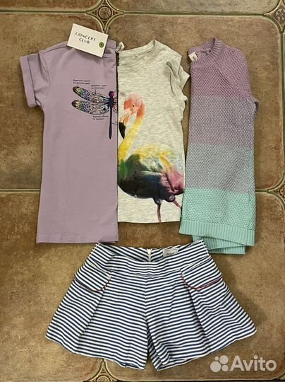 Пакет вешей фирменных для девочки 122-128