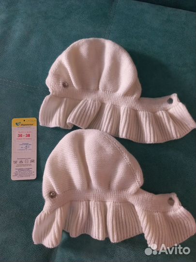 Шапка шлем для двойни