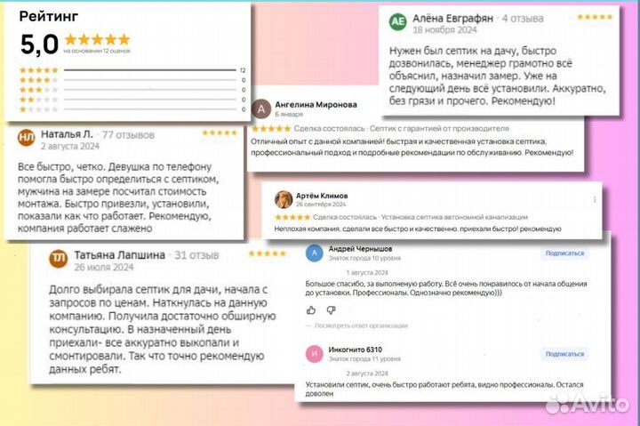 Септик с установкой за 1 день под ключ