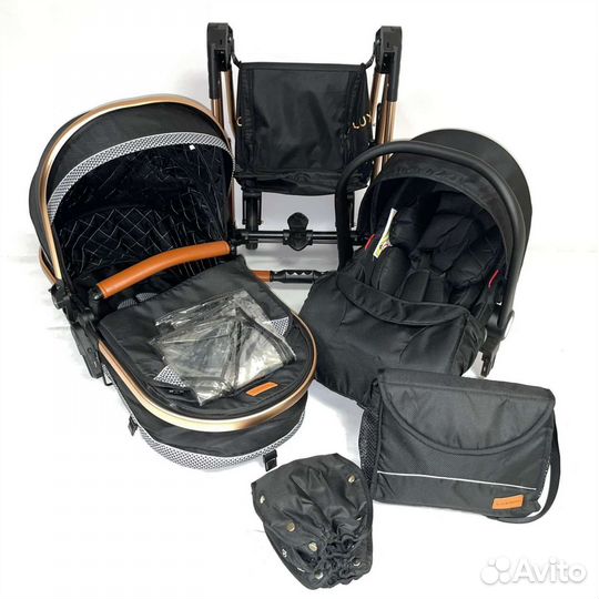 Новая Коляска 3 в 1 зимняя