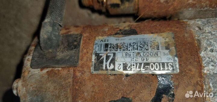Стартер 31100-77E2 Сузуки Гранд Витара J20A