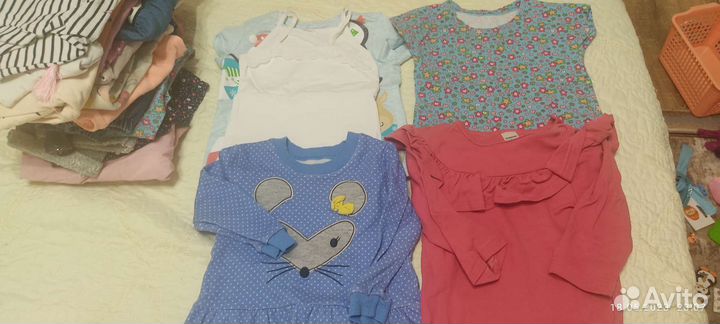 Вещи пакетом для девочки 86 размер