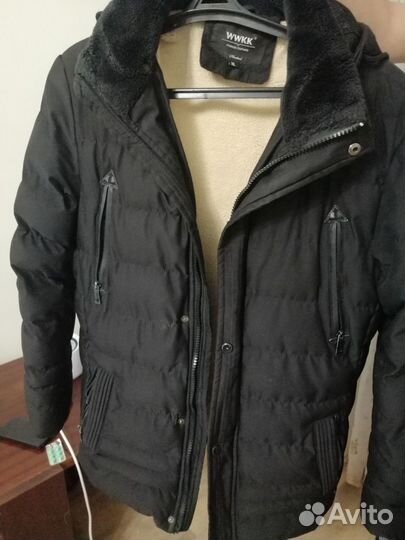 Куртка мужская зимняя размер 46-48 бу