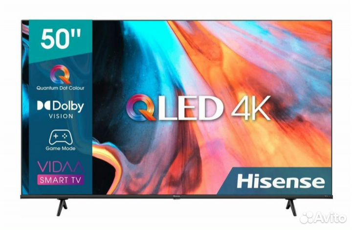 Телевизор Hisense 50E7HQ, qled, 4K Ultra HD
