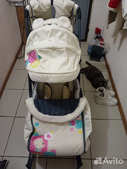 Детские санки коляска бу