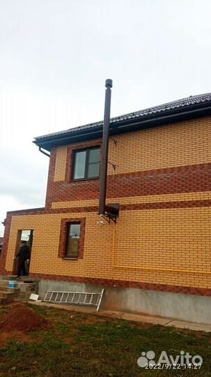 Монтаж систем вентиляции, дымоходы