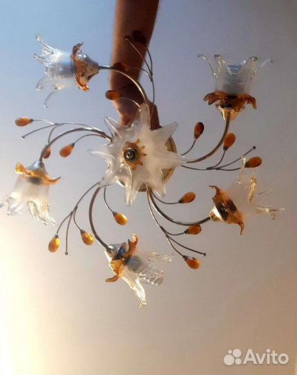 Люстра потолочная бу