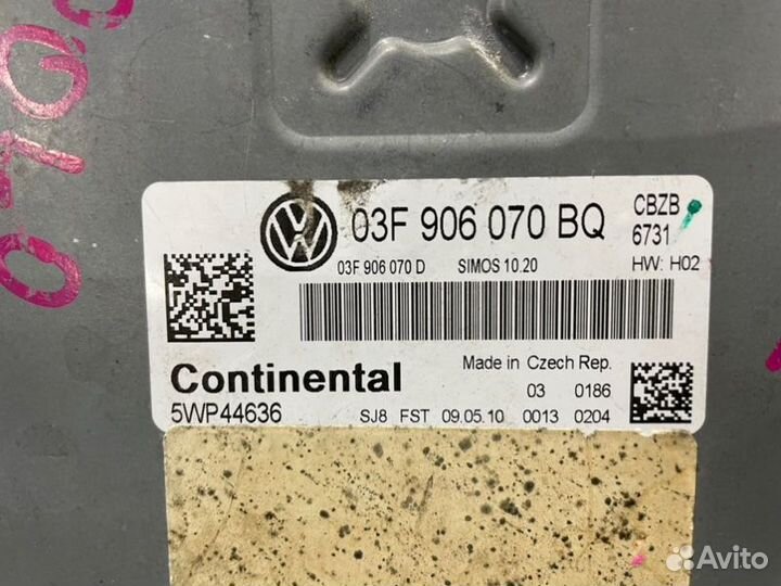 Эбу двигателя Volkswagen Polo 5 6R HB