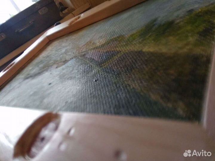 Картина маслом на оргалите