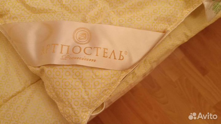 Теплое зимнее одеяло артпостель овечья шерсть