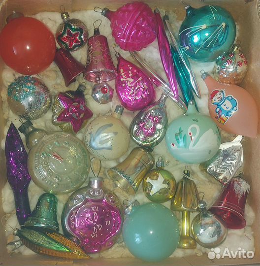 Елочные игрушки СССР