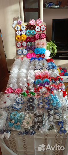 Бантики ручной работы в наличии и на заказ