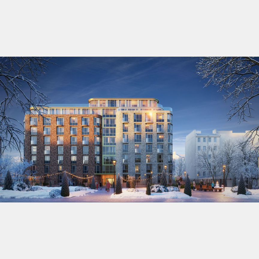 1-к. квартира, 63,3 м², 4/9 эт.