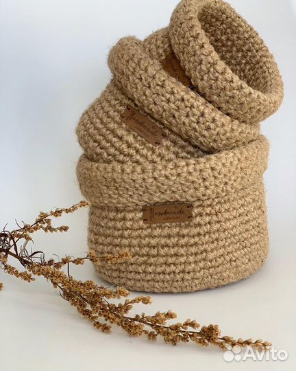 Кашпо, набор корзин, подарок на 8 марта