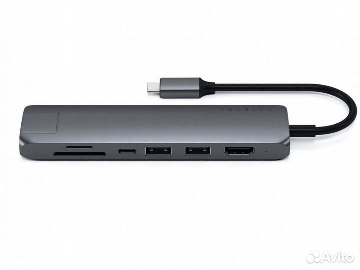 Адаптер Satechi Type-C Slim Multi-Port Ethernet