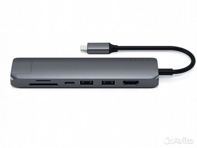 Адаптер Satechi Type-C Slim Multi-Port Ethernet