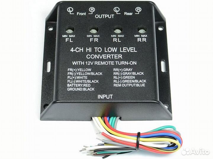 Адаптер конвертер высокого уровня в RCA Aria HL-4C
