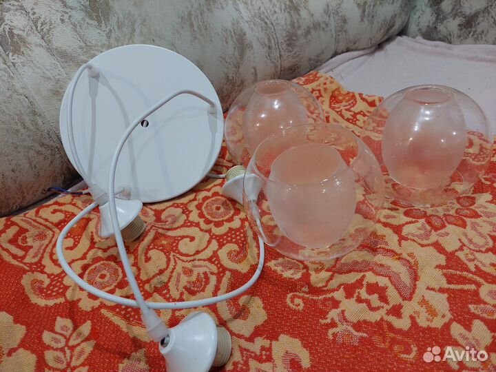 Люстра подвесная потолочная бу