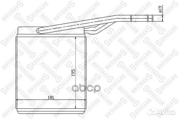 10-35069-SX радиатор печки Ford Focus all 98-0