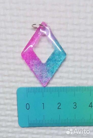 Серьги из эпоксидной смолы