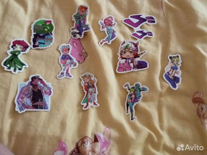 Стикеры по аниме джоджо кастомизированые