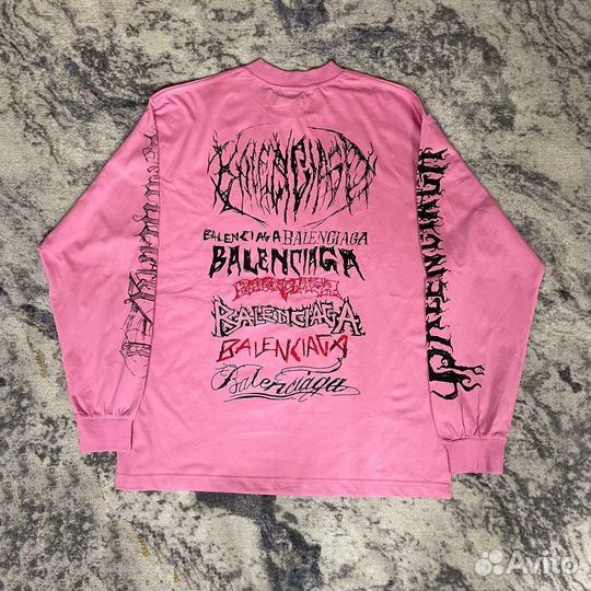 Лонгслив Balenciaga DIY Metal