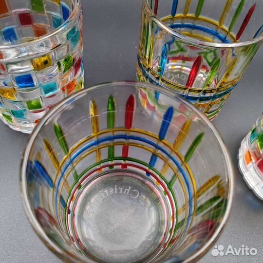 Стаканы бокалы Christian Dior 4 шт