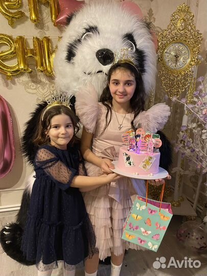 Белый Мишка и Панда поздравление