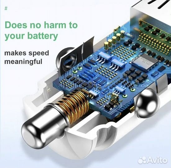 Автомобильно зарядное устройство Baseus 30Вт Новое