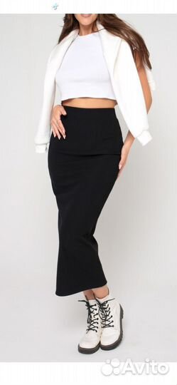 Юбка длинная теплая 44