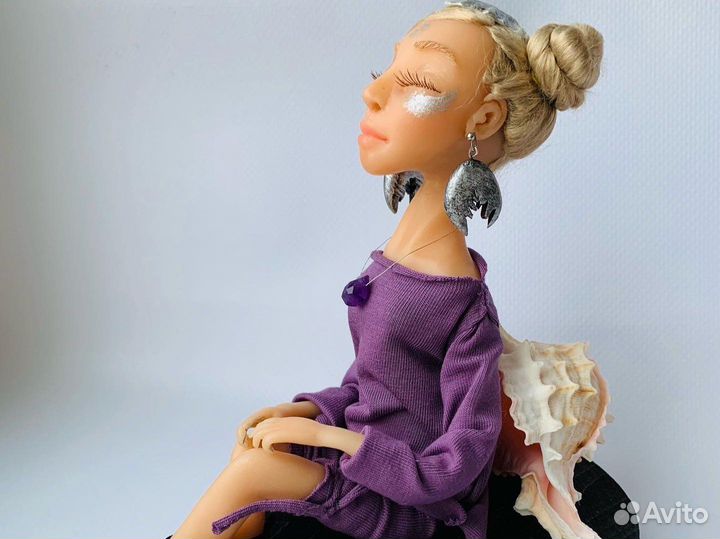 Интерьерная кукла ручной работы знак задиака Рак