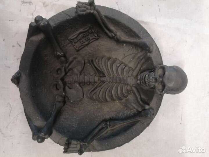 Пепельница Скелет. Не Каслинское литьё