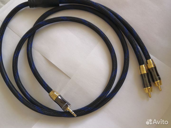 Кабель jack 3.5 2 rca