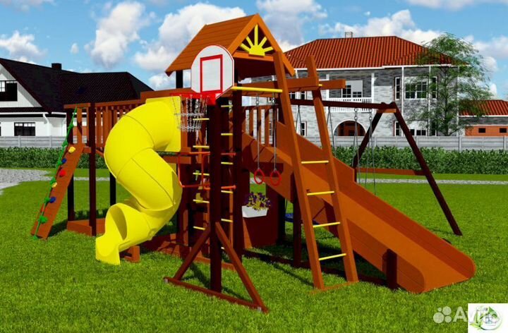 Детская площадка для лета и зимы