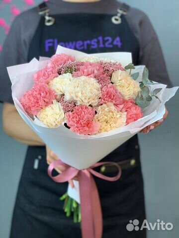 Букеты, Диантусы, Цветы Flowers124