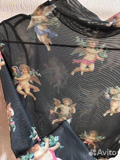 Прозрачный топ женский