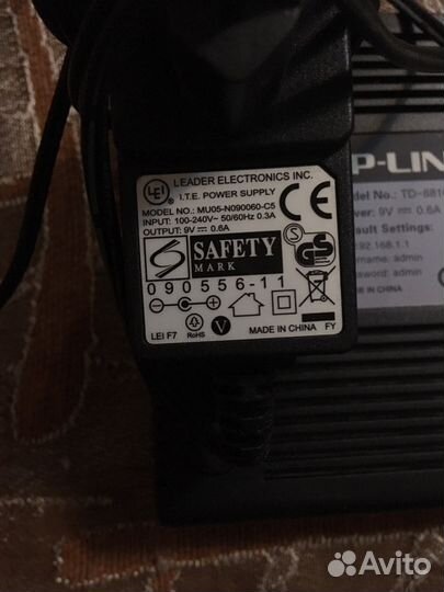 Модем adsl2+Modem Router