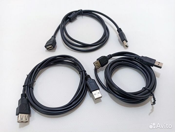 Удлинитель кабель USB 1м 2м 3м 5м
