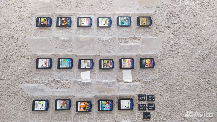 Игры PS Vita, карты памяти PS Vita