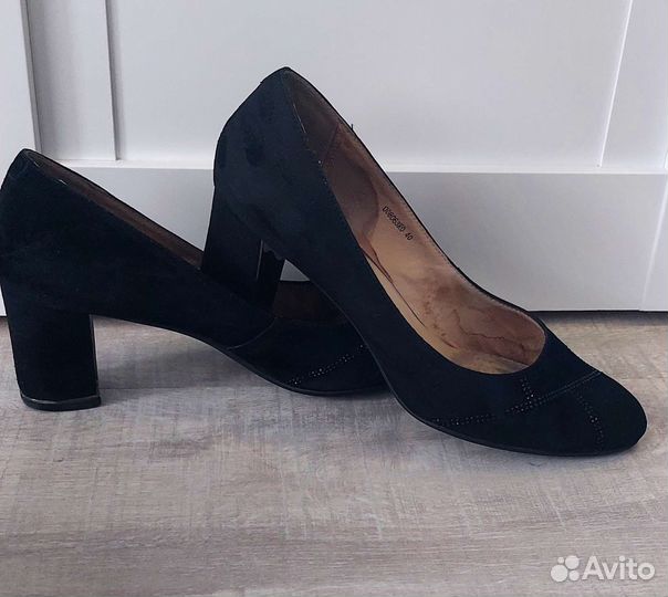 Туфли женские 40 размер натур. замша