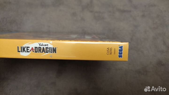Нов/зап Yakuza like a dragon steelbook ps4