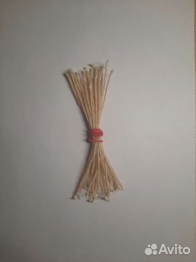 Фитиль вощенный. Для насыпных свечей. Нарез 15 см