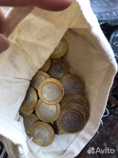 Монеты биметаллические гвс 10 рублей UNC 40 видов