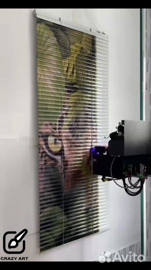 Оформление помещений, вертикальная печать